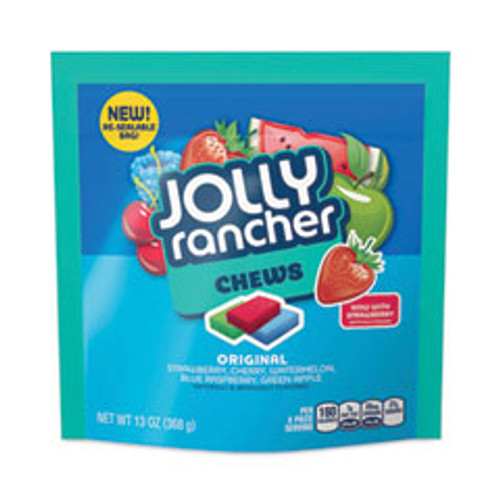 Jolly Rancher Chews Candy, Assorted Flavors, 13 Oz Pouches, 4 Count